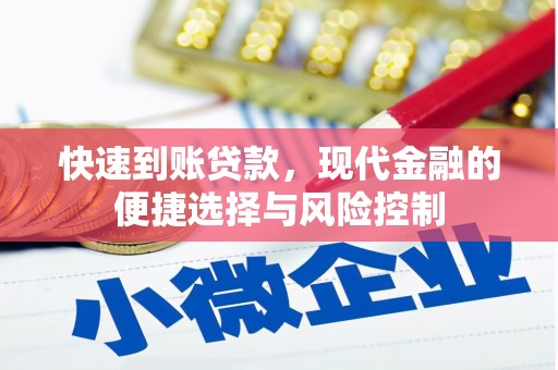 德保快速到账贷款，现代金融的便捷选择与风险控制