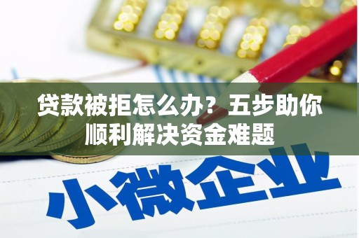 安乡贷款被拒怎么办？五步助你顺利解决资金难题