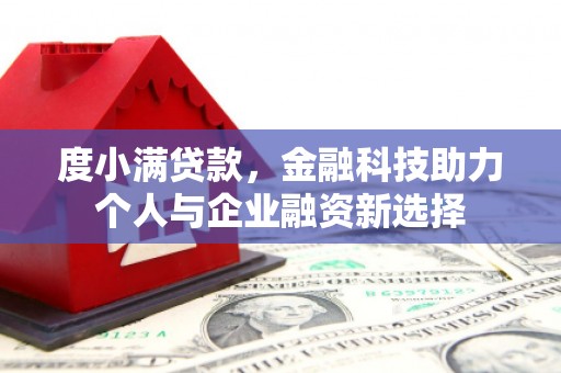 河津度小满贷款，金融科技助力个人与企业融资新选择