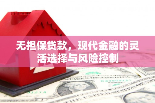 两当无担保贷款，现代金融的灵活选择与风险控制