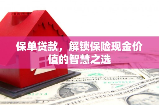 六横保单贷款，解锁保险现金价值的智慧之选