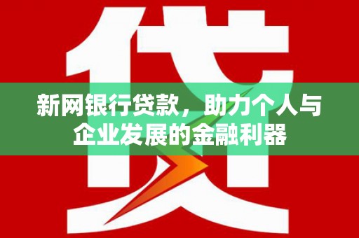 东明新网银行贷款，助力个人与企业发展的金融利器