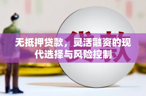 襄阳无抵押贷款，灵活融资的现代选择与风险控制