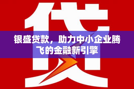 舞阳银盛贷款，助力中小企业腾飞的金融新引擎