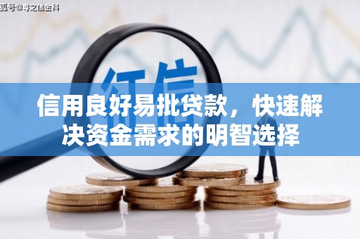 绥滨信用良好易批贷款，快速解决资金需求的明智选择