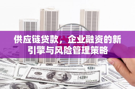 长葛供应链贷款，企业融资的新引擎与风险管理策略
