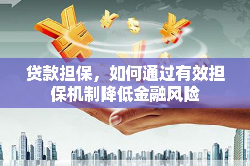 安陆贷款担保，如何通过有效担保机制降低金融风险
