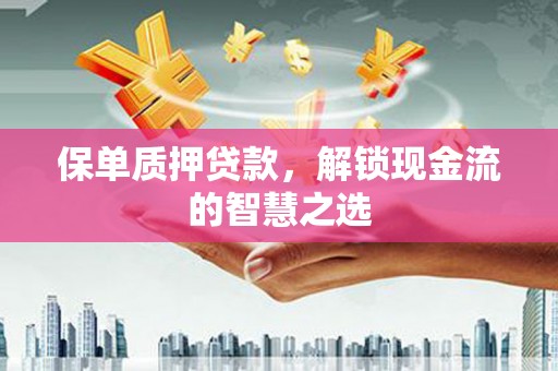 文安保单质押贷款，解锁现金流的智慧之选