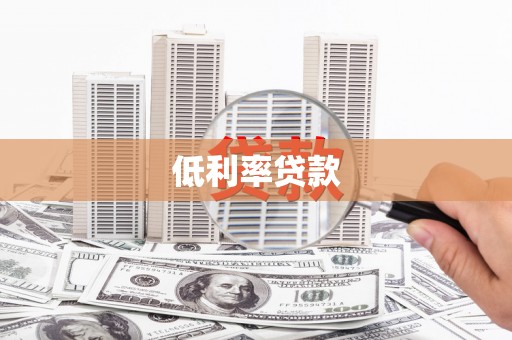 庐阳低利率贷款