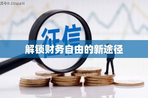 芦淞解锁财务自由的新途径