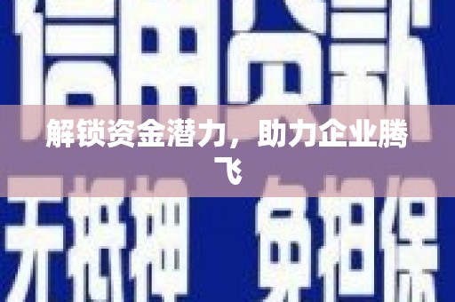 亭湖解锁资金潜力，助力企业腾飞